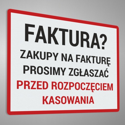 Nálepka - Informovať o faktúre 15x20