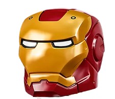 LEGO 10907 10908pb16 Iron Man Prilba a maska (1g)