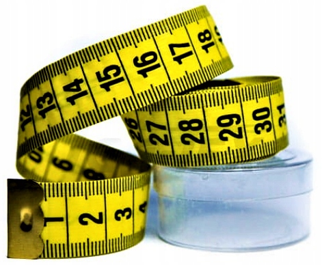 Centimeter, krajčírsky meter s krabičkou