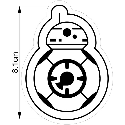 Vykrajovač na sušienky Star Wars Star Wars BB-8