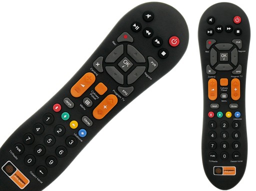 POLSAT HD7000 HD6000 HD5500 DIGITÁLNE DIAĽKOVÉ DIAĽKOVÉ ORIGINÁL PRE DEKODÉR ČIERNA