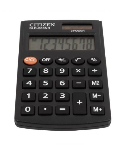 Vrecková kalkulačka CITIZEN SLD-200NR čierna