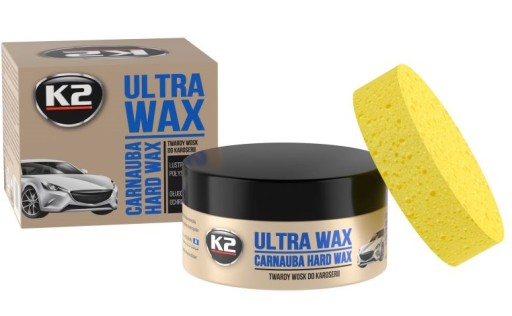 K2 ULTRA VOSK CARNAUBOVÝ PASTA VOSK NA LEŠTENIE A OCHRANU LAKU 250g
