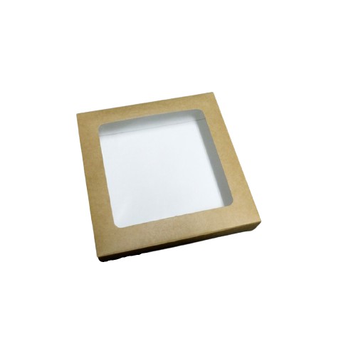 Krabička s okienkom 15 x 15 x 2 cm (5 ks) Eko
