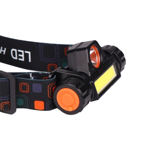 XPE COB LED HLAVOVÁ LAMPA MAGNETOVÁ USB HLAVOVÁ LAMPA