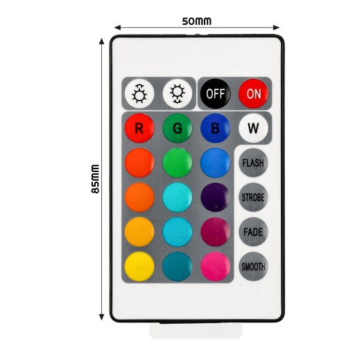 RGB LED ovládač ovládač IR24 6A 60007