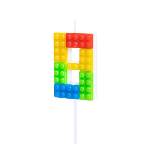 NARODENINOVÁ SVIEČKA LEGO ČÍSLO 8