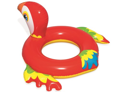 PARROT, ľahký nafukovací krúžok na plávanie pre deti