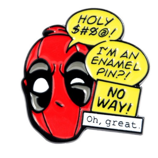 Marvel Deadpool Metal Head Pin