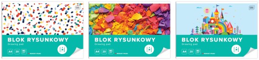 A3 Podložka na kreslenie, 20 bielych listov, Interprint