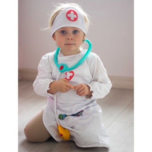 Oblečenie NURSE Woopie Costume Zástera Cap