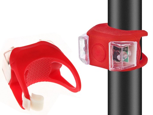 OSVETLENIE BICYKLA LED LAMPY PREDNÉ ZADNÉ 2 KS