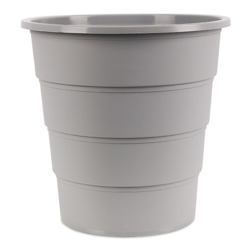 KANCELÁRSKE PRODUKTY odpadkový kôš plný, 16l, sivý