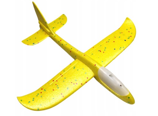 Veľký EPP FOAM LIETADOVÝ klzák LED LAUNCHER