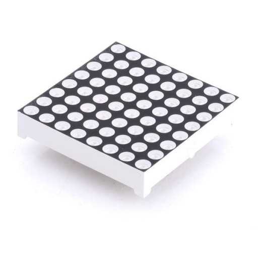 RGB LED Matrix 8x8 červená spoločná katóda 64 LED 32x32mm CC Arduino