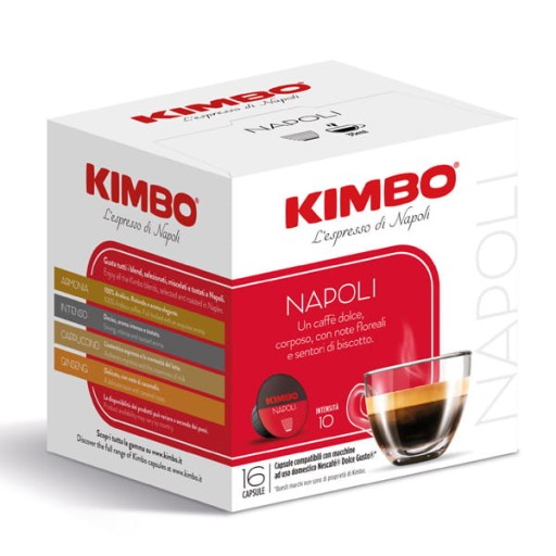 Kávové kapsule pre Dolce Gusto Kimbo Napoli 16 ks