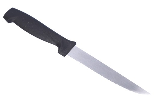 SADA STEAKOVÝCH NOŽOV 10ks na gril, zúbkovaná čepeľ, nerez
