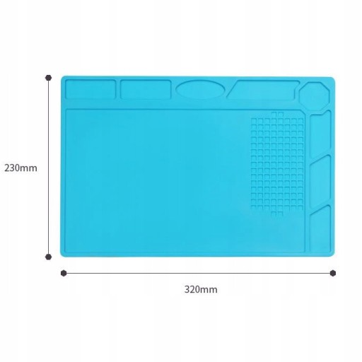 SILIKÓNOVÁ PODLOŽKA NA SPÁJKOVANIE 32X23CM 500C SERVIS