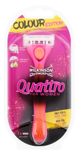 WILKINSON MEČ QUATTRO FAREBNÁ ŽILETKA NA HOLENIE
