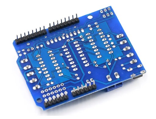 Shield L293D 4-kanálový jednosmerný ovládač motora kompatibilný s Arduino UNO