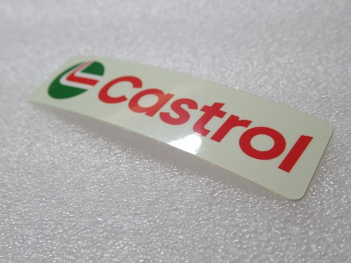 NÁLEPKA S LOGOM CASTROL OIL 8,8 x 2,5 cm
