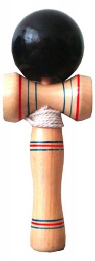 KENDAMA DREVENÁ KLASICKÁ JAPONSKÁ ZRUČNOSTNÁ HRA CHYTNUTIE LOPTY