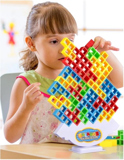 Arkádová hra TETRIS puzzle vyvažovanie BLOCKS FAMILY LOGIC