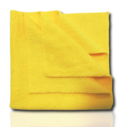 BEZŠVOVÉ MIKROVLÁKNO 40X40 - 385GSM ŽLTÉ 1ks