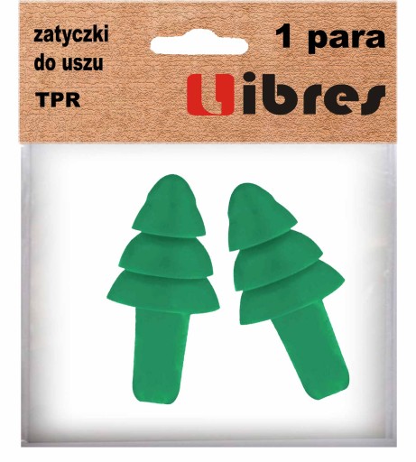 Štuple do uší SILENCE STOP INDUSTRIAL PLUGS - ZELENÝ VIANOČNÝ STROMČEK