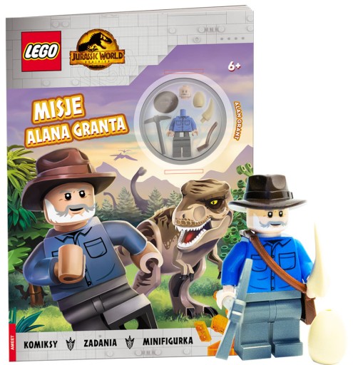 Kniha LEGO Jurský svet Misie Alana Granta + ALAN GRANT - KD
