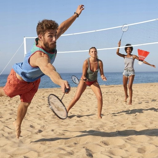Farebné badmintonové loptičky, plastová tuba, 6 kusov