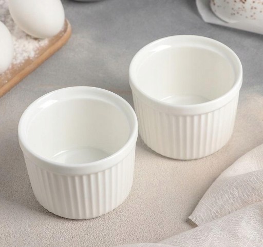 Okrúhly riad RAMEKIN žiaruvzdorný Wilmax 8,5x6,5 cm 260 ml