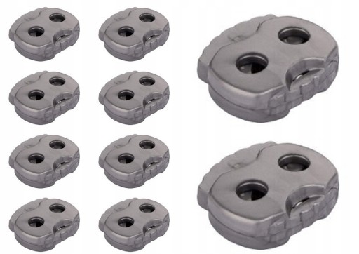 LINE STOPPER KONCOVÁ SPOJKA STRIEBORNÁ 3mm - 10 ks