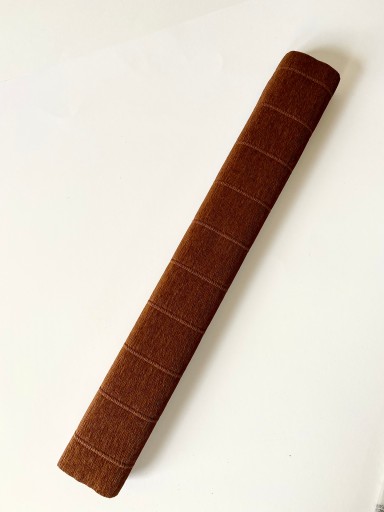 Krepový papier Taliansky krčený hodvábny papier 180g (50cmx2,5m) HNEDÝ 568