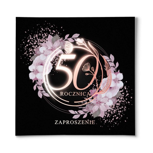Pozvánka na 50. výročie svadby, zlaté výročie
