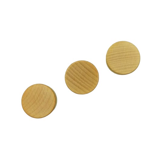 KĽÚČKA NÁBYTKOVÁ DREVENÁ KĽÚČKA MASIV BUKOVÉ DREVO FI 30mm
