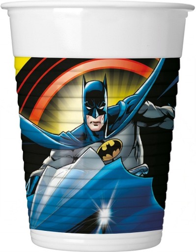 Batman plastové poháre s Batmanom 200 ml 8 ks.