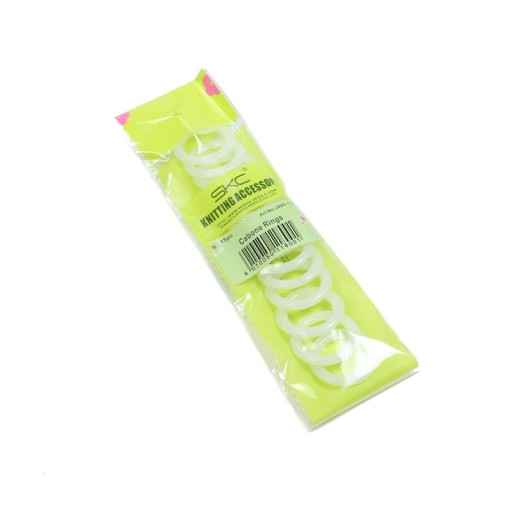 Plastové krúžky pre MACRAME SKC 38 mm / 8 kusov