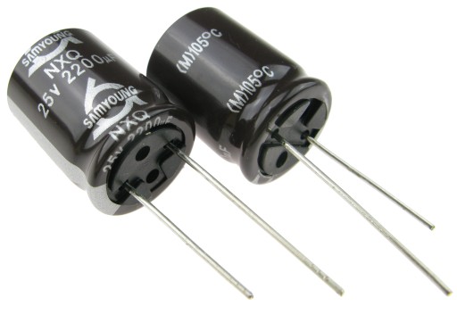 Elektrolytický kondenzátor 2200uF/25V LOW ESR SamYoung NXQ /4817