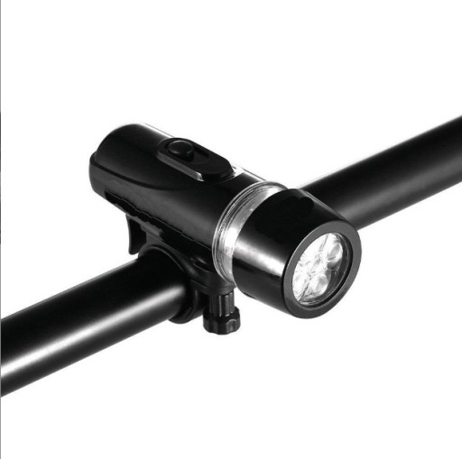 PREDNÁ LED LAMPA NA BICYKEL + DRŽIAK NA FĽAŠU