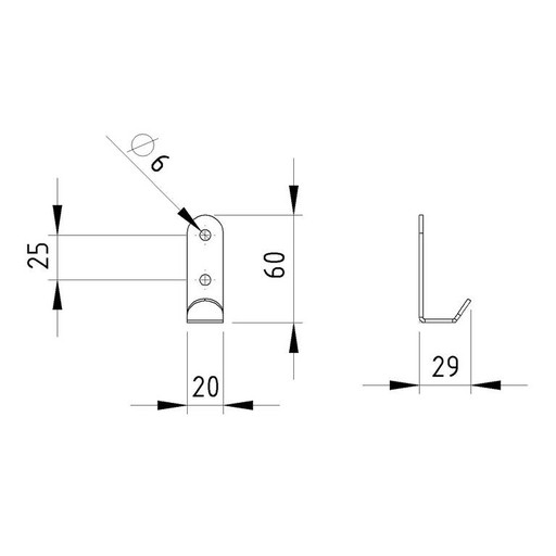 Šatníkový vešiak LOFT, matná čierna