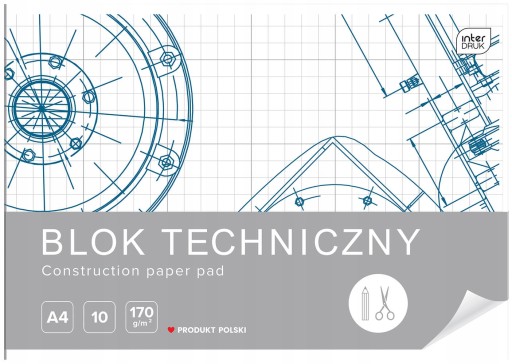 INTERDRUK Technický blok A4WHITE NAJLEPŠIA ŠKOLA