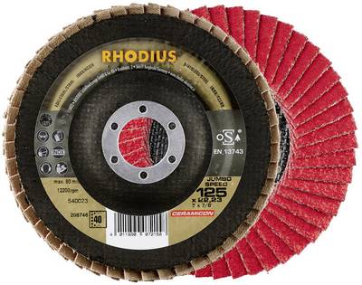 RHODIUS JUMBO SPEED pre oceľ 125 x 22,23 - P40