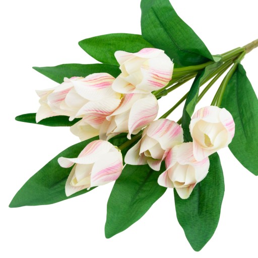 TULIPÁNOVÁ VEĽKÁ KYTICA TULIPÁNOV X9 ružová UMELÉ KVETY TULIPÁNY V KYTICI