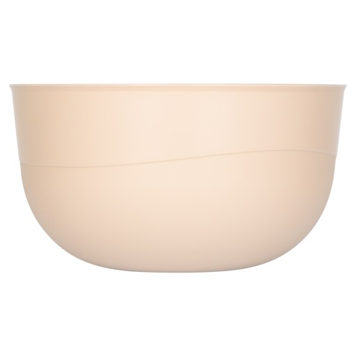 PLASTOVÁ KUCHYŇSKÁ MISKA NA JEDLO, NEREZNÁ, 1,2L, 16CM, BÉŽOVÁ
