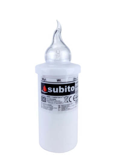 Biela LED vložka Subito S6