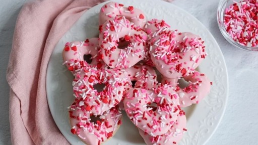 SILIKÓNOVÁ MOLKA DONUT PNEUMATIKY DONUTS SRDCE MUBBLE FORMA 6 ks