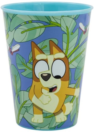 MODRÁ hrnček pohár sklo 260ML