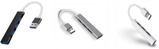 HUB ADAPTÉR USB A 3.0 PORTOVÝ ROZDEĽOVAČ 4v1