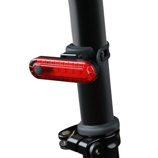 LAMPA cyklo baterka ZADNÁ LED USB, sedlovka E088